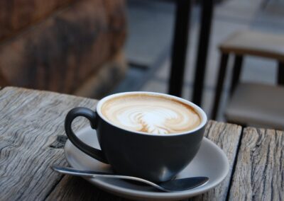 vegetarische Josefstadt - Kaffee mit Soja- oder Hafermilch