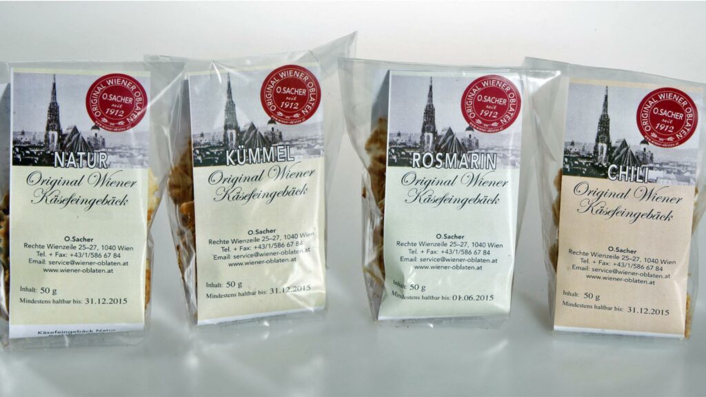 Feingebäck mit Käse und würzig