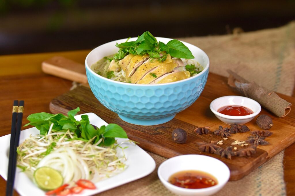 Pho ga - Pho mit Hühnerfleisch