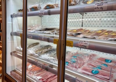 Marktraum - blün Fischauswahl